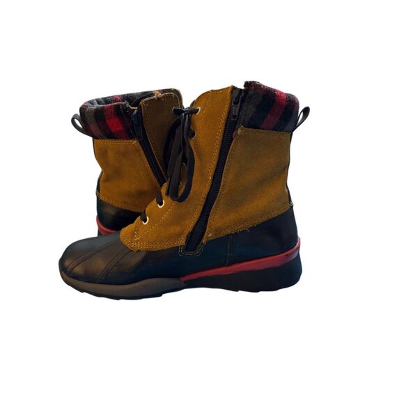 Cougar Totem Women’s Brown Waterproof Duck Boots Oak Leather Rubber Size 7M - Picture 4 of 8